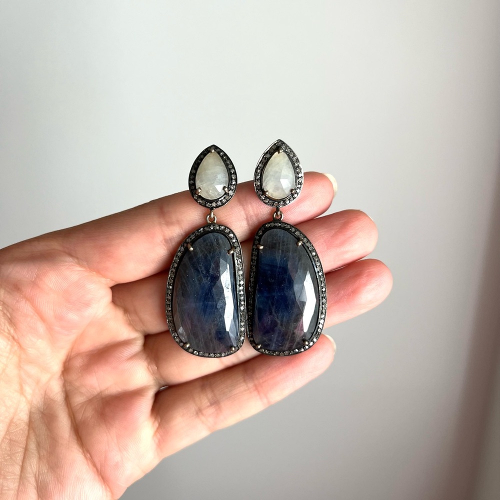 Sapphire earrings